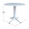 International Concepts Round 42, Round dual drop Leaf Pedestal Table, 30.3  inH, White, 42 W, 42 L, 30.3 in H, Wood, White K08-42DPT-27B - alternate 3
